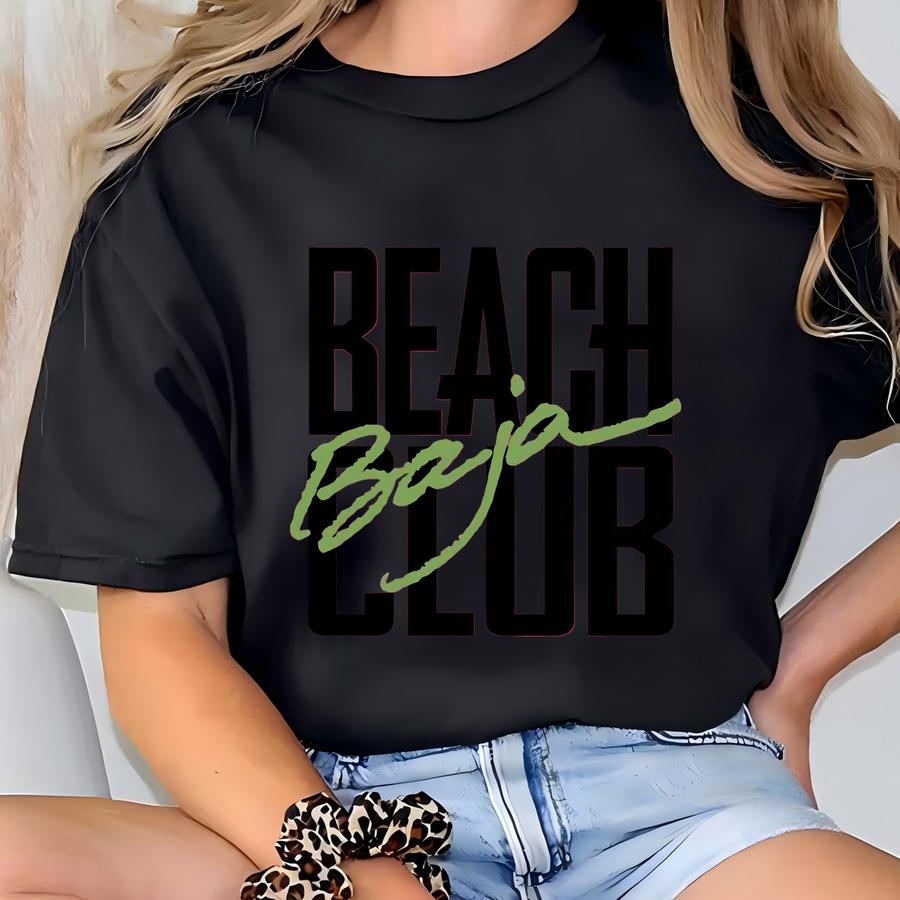 Baja Beach Club Retro Sticker - Bygone Brand T-shirt
