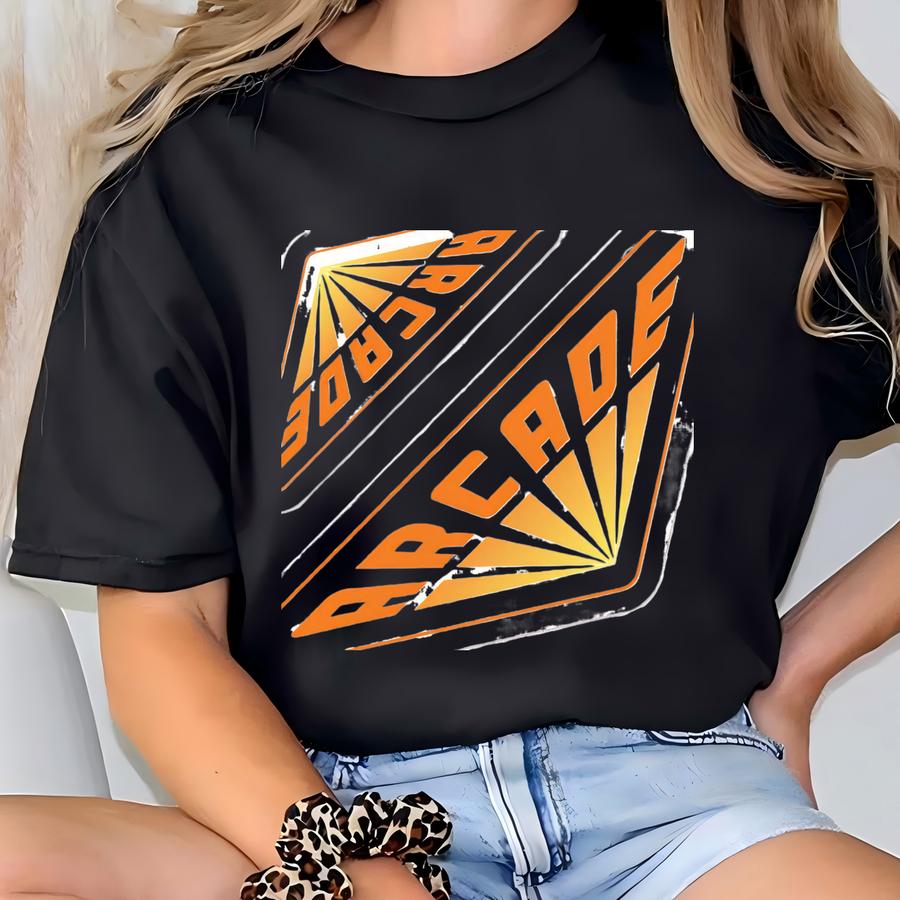 Arcade Video Sign Retro Sticker - Bygone Brand T-shirt