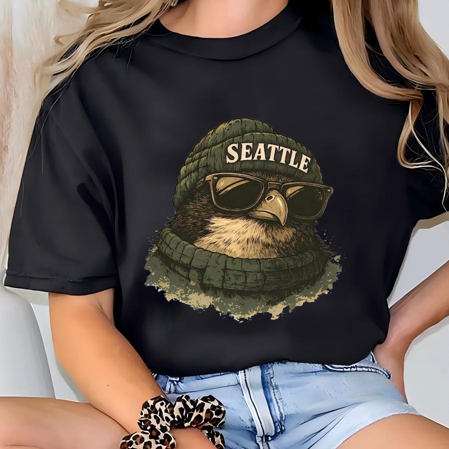 Seattle Football Sweatshirt, Retro Sports Fan Shirt, Game Day Gift Tee, Seattle Mascot Sweatshirt, Seattle Football Fan, Seattle Team Shirt T-shirt