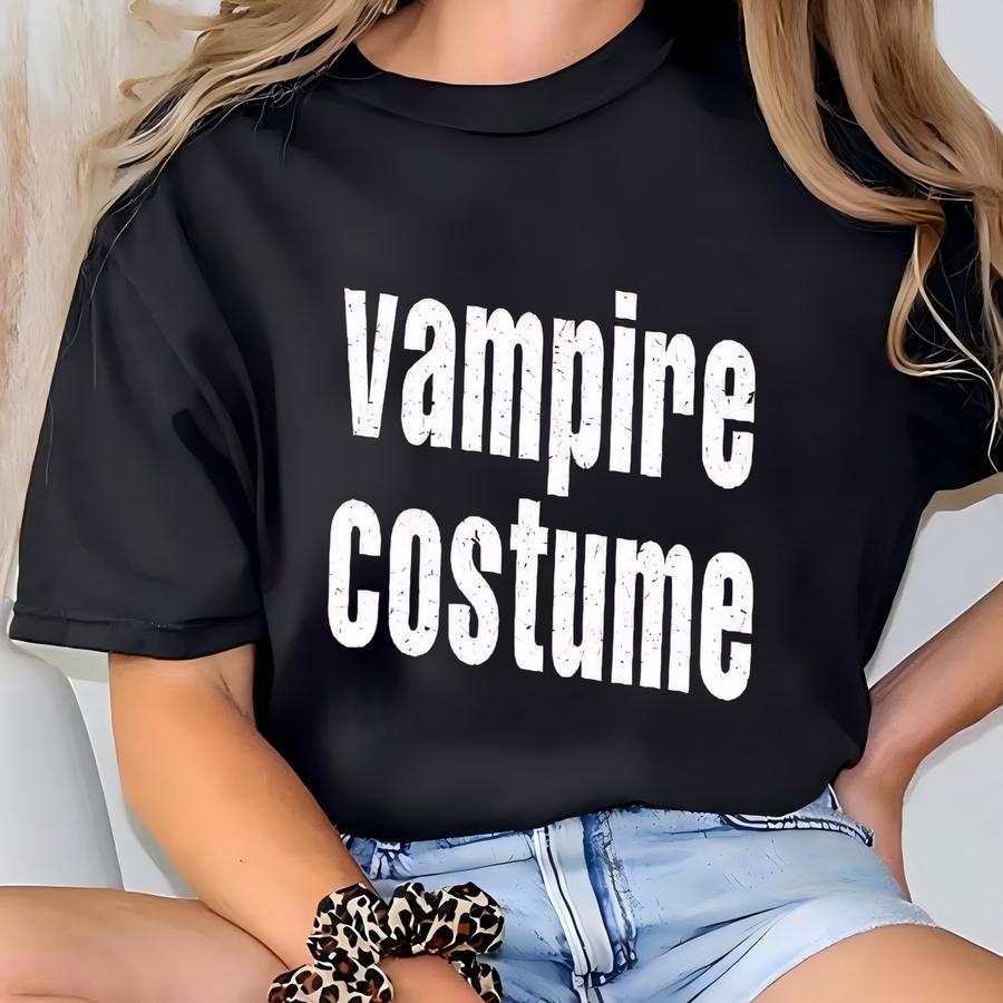 Funny Vampire Halloween Shirt: Unisex Costume Party Tee T-shirt