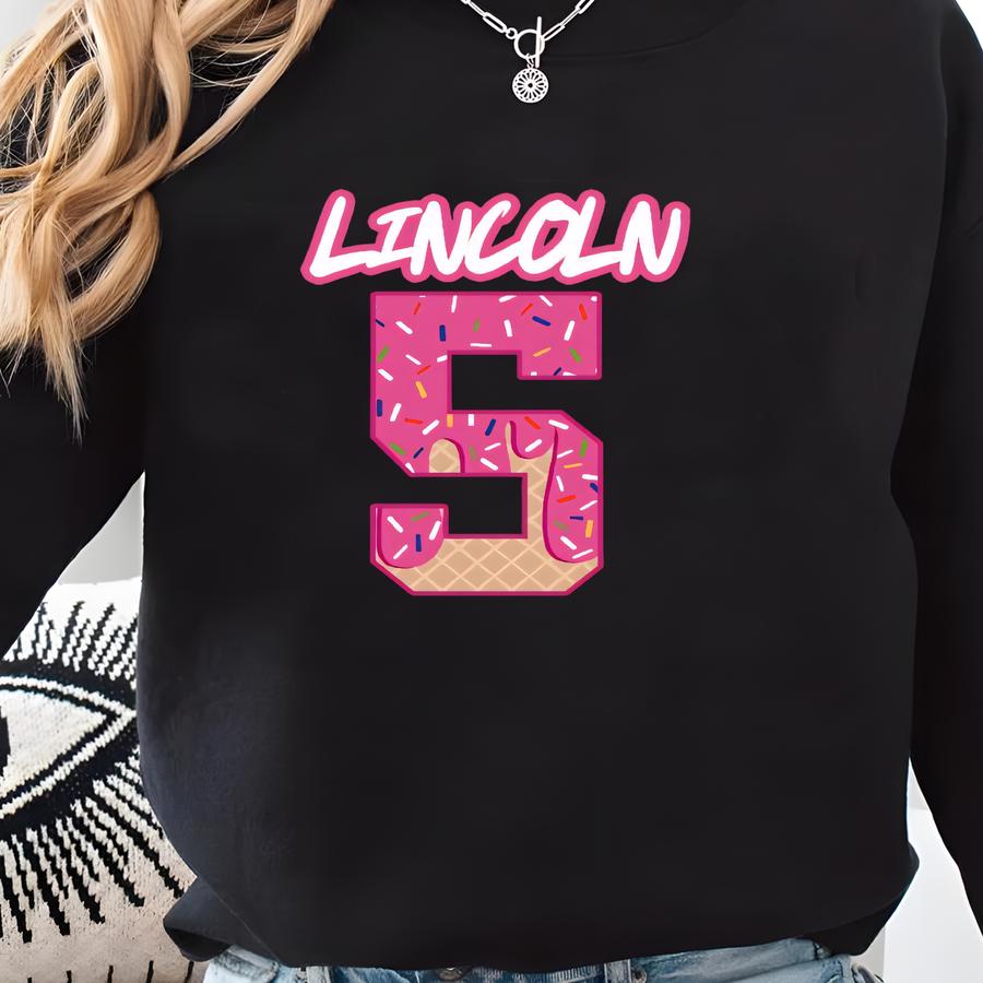 Personalized Boy Baseball Drip Hoodie, Custom Baseball Shirt For Kid, Bulk Team Gift, Ice Cream Drip Tee, Boys Ice Cream Hoodie, Baseball Sweatshirt