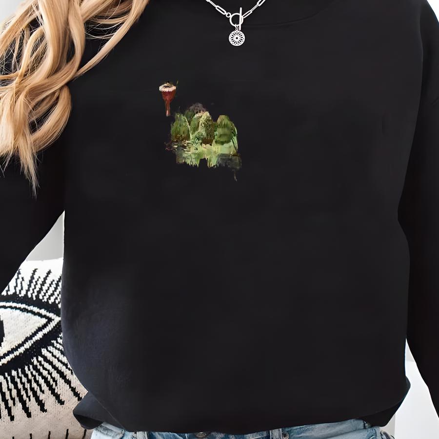 Cherry Blossom Panel Michael Miller Fabric 100% Cotton Fabric Panel Sweatshirt