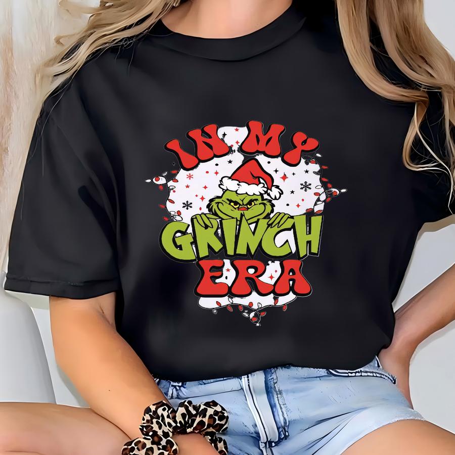 In My Era Sweatshirt | Funny Christmas Crewneck | Holiday Humor Gift | Retro Shirt | Cozy Green Xmas Sweater T-shirt