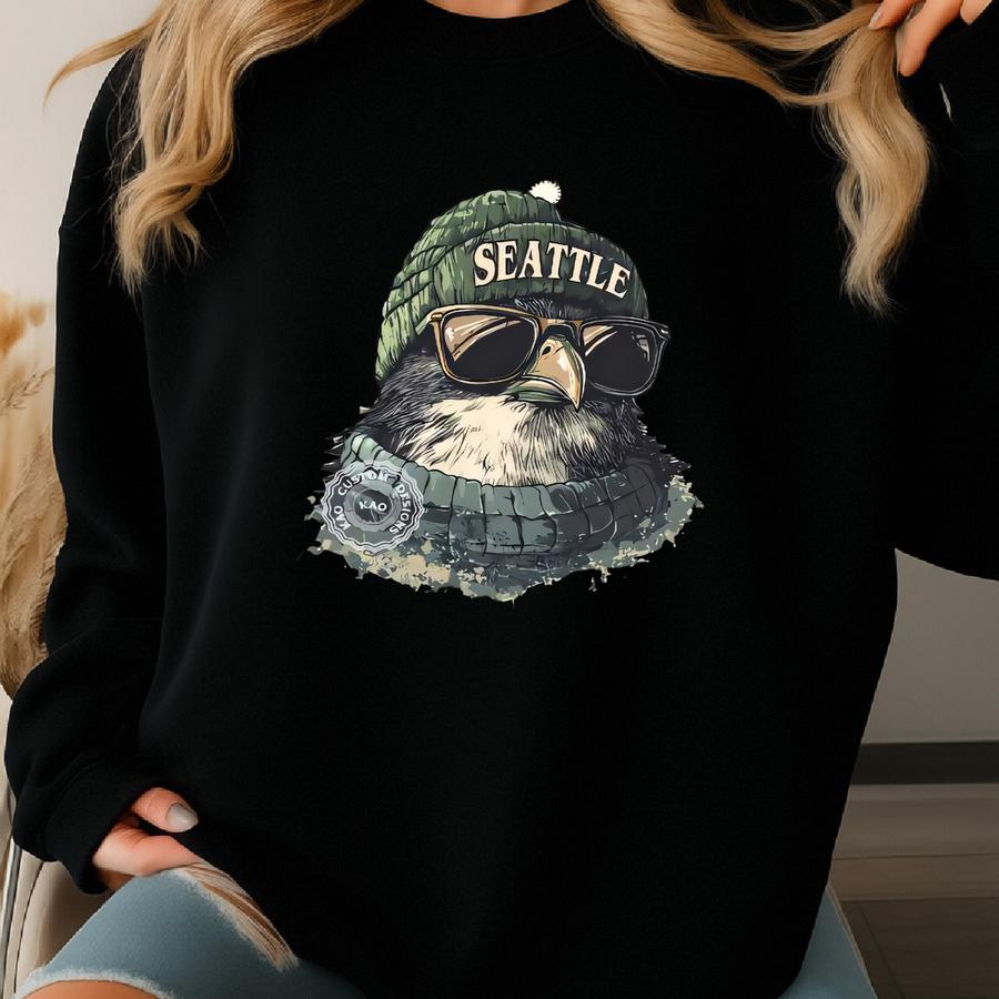 Seattle Football T-shirt - Sport Tee, Hawk Sports Gear Sweatshirt