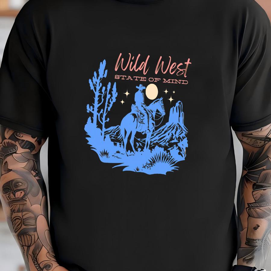 Wild West State Of Mind Svg | Western | Country | Cowboy | Rodeo | Tshirt | Digital T-shirt