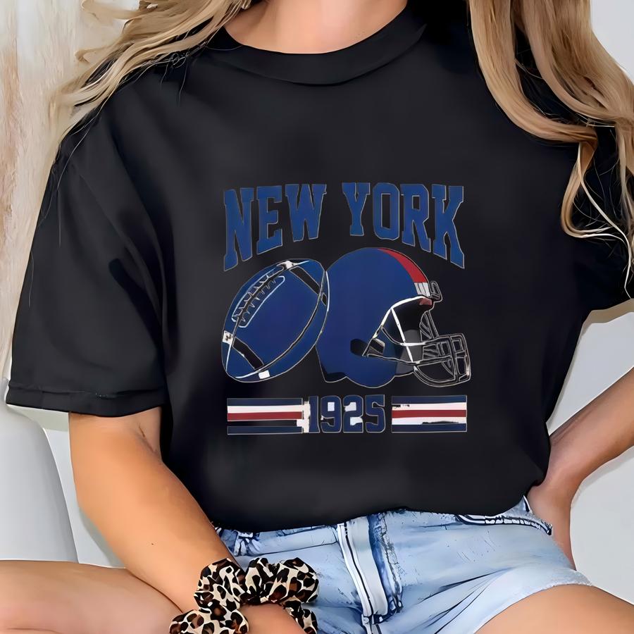 New York City Football Sweatshirt, Football Shirt, Giants Fans Tailgate Shirt, New York Fan Gift, Retro Sports Fan Shirt T-shirt