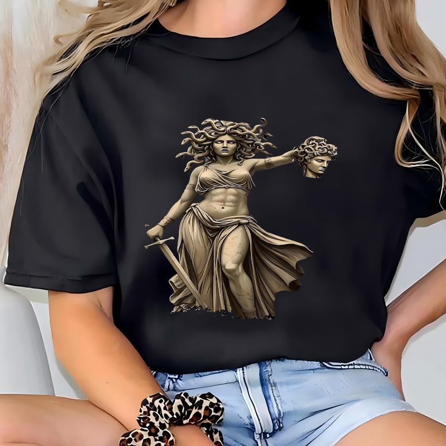 Girls Will Be Girls Witch Tee, Medusa Witch Fall Tote, Halloween Women Tote, Witchy Vibes Tee, Halloween Gift Tote T-shirt