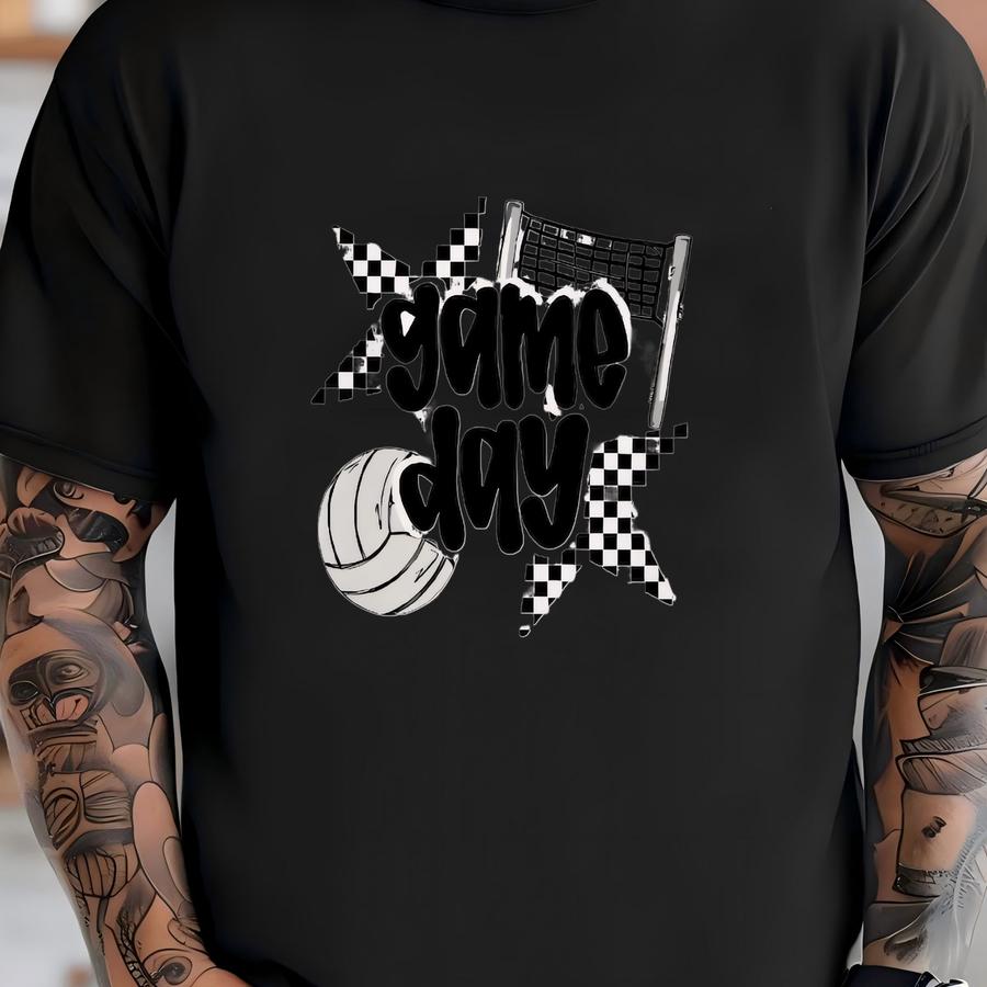 Game Day Volleyball Romper, Volleyball Player Outfit, Team Sports Baby Romper, Athletic Baby Clothes, Volleyball Hobby Gift T-shirt