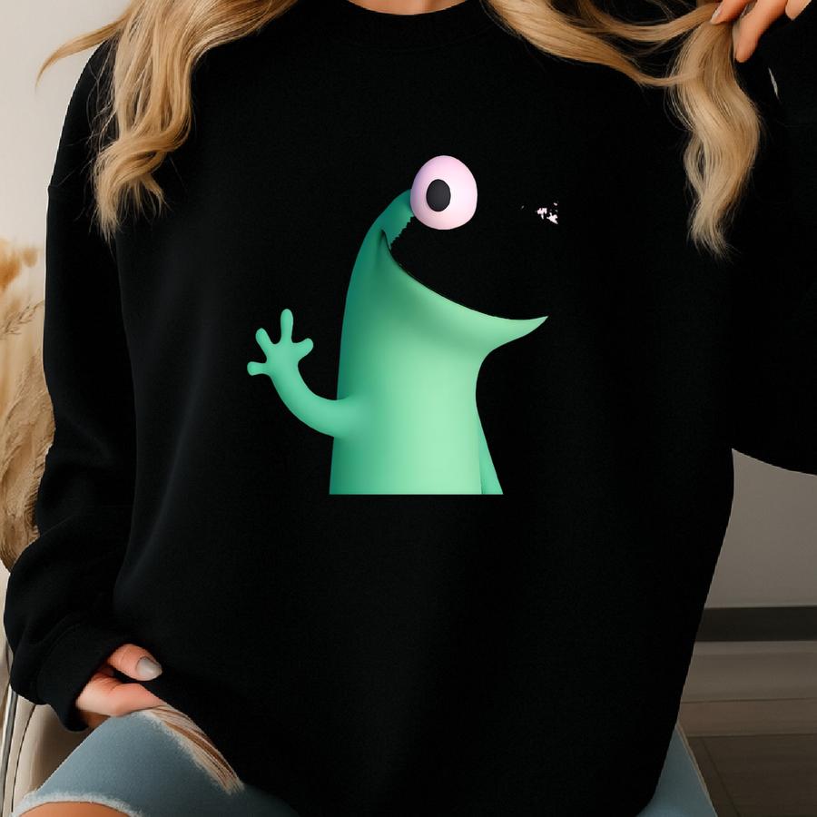 Lizard Lizard Lizard Meme Shirt, Funny Tiktok Viral Lizard Tee, Weirdcore Cartoon Humor T-shirt, Gen-z Meme Shirt, Unisex  Sweatshirt