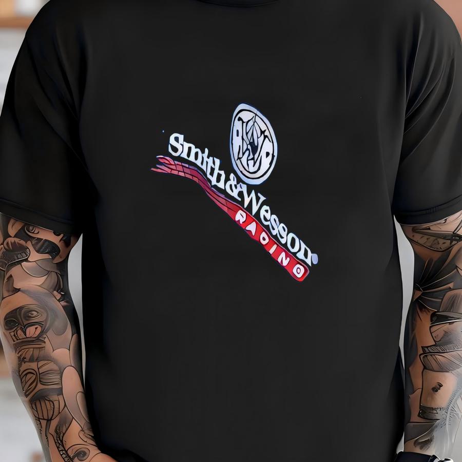 Vintage 1990's Smith Wesson Button Down Racing Shirt / Xl T-shirt