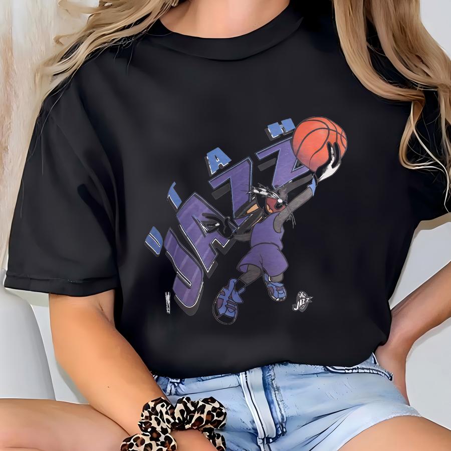 Vintage 00s Utah Jazz Hoodie Utah Jazz Sweatshirt Utah Jazz Basketball Sweater Hoodie Jacket Crewneck Gift Men Women Jumper Him Her Tee T-shirt