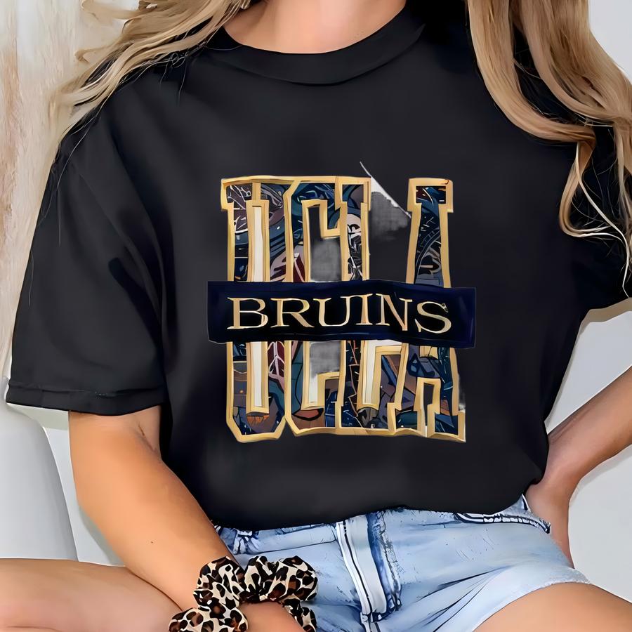 Vintage Ncaa Ucla Bruins Sweatshirt Ucla Bruins Crewneck Jumper Ncaa Ucla Bruins Pullover Sweater Ucla Bruins Y Logo Cream Color T-shirt