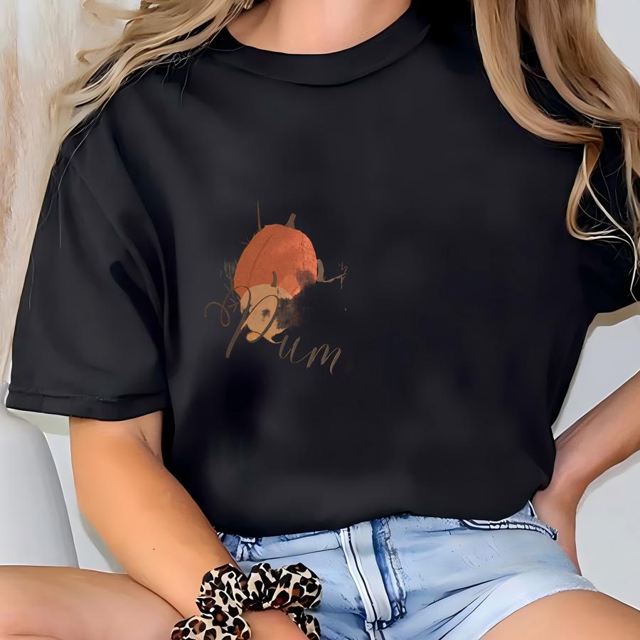 Autumn Leaves Pumpkins Coir Doormat: Fall Thanksgiving Decor T-shirt