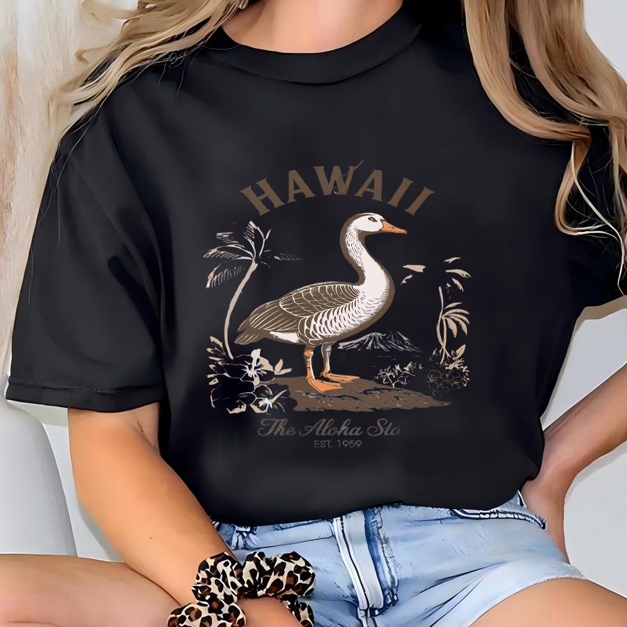 Retro State Of Hawaii Neutral Vintage Style Sweatshirt Unisex Heavy Blend™ Crewneck Sweatshirt T-shirt