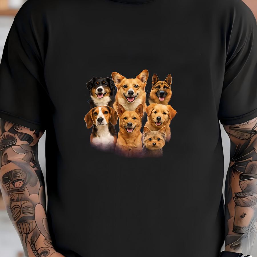 Custom Pet Portrait Shirt: Bootleg Style Tee The Life Of Showdog Pet's Version T-shirt