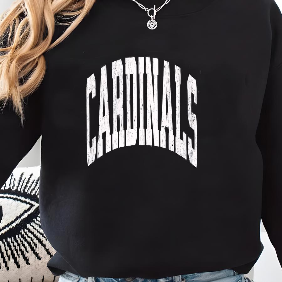 Vintage Cardinals Mascot Tee - Football Shirt Sweatshirt