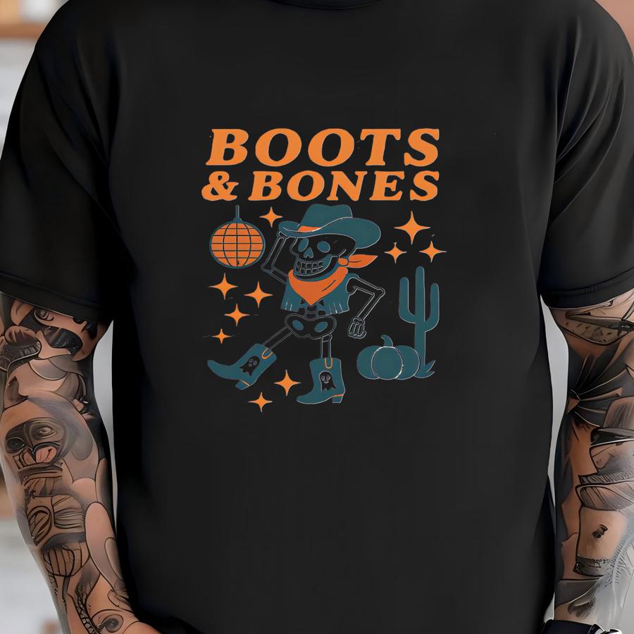 Halloween Western Shirt, Halloween Howdy Shirt, Cowgirl Ghost Shirt, Howdy Boo Shirt, Cowgirl Halloween, Cowboy Ghost Shirts, Oversized Tee T-shirt