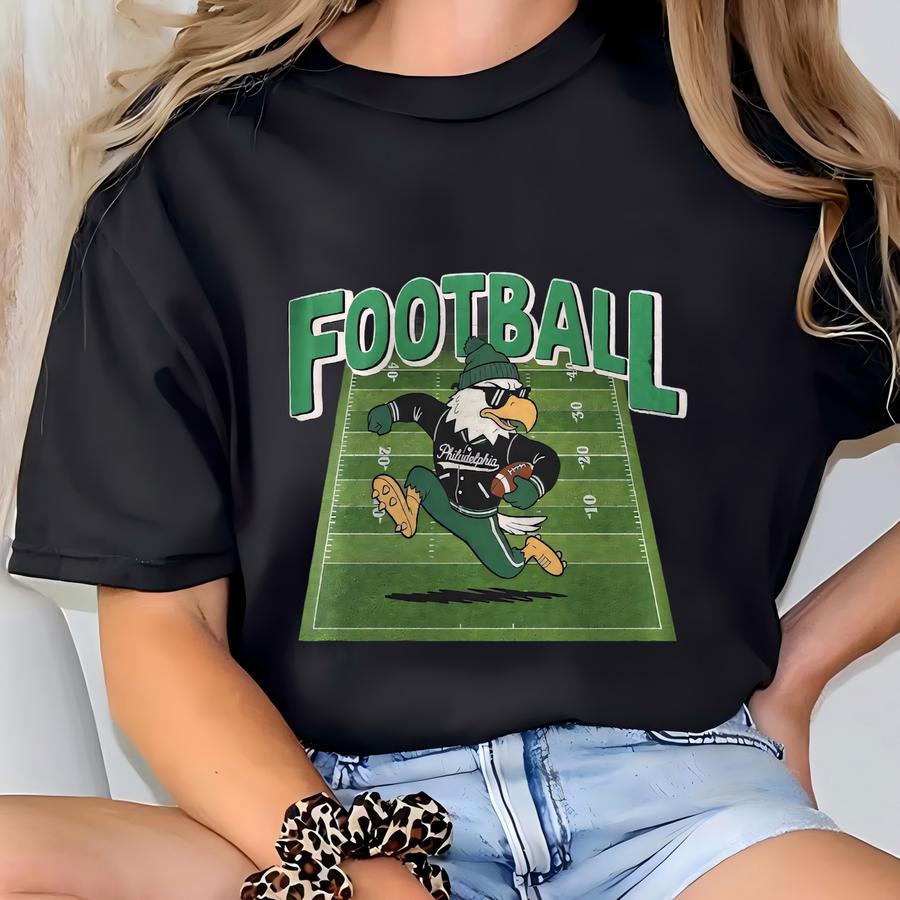 Vintage Philadelphia Football Shirt, Eagles Mascot Shirt,philly Football Crewneck Tee,football Shirt,eagles Game Day Gift Tee T-shirt