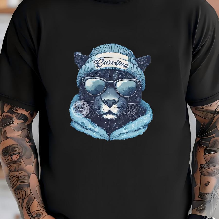 Carolina Mascot Hoodie: Football Tee, Panther Sports Gear T-shirt