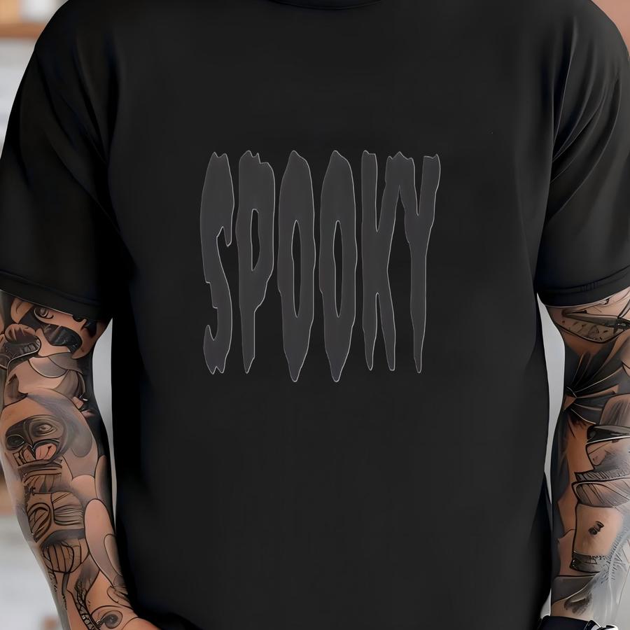 Spooky Season Cotton Tee: Halloween Graphic Shirt For Ghost Lovers T-shirt