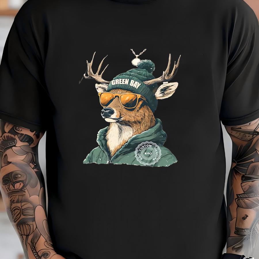 Green Bay Mascot Hoodie: Football Packer Spirit T-shirt