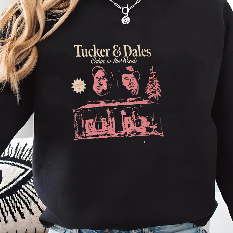 Tucker Dale Cabin T-shirt: Funny Horror Movie Graphic Tee Sweatshirt Tucker Dale Cabin T-shirt: Funny Horror Movie Graphic Tee Sweatshirt