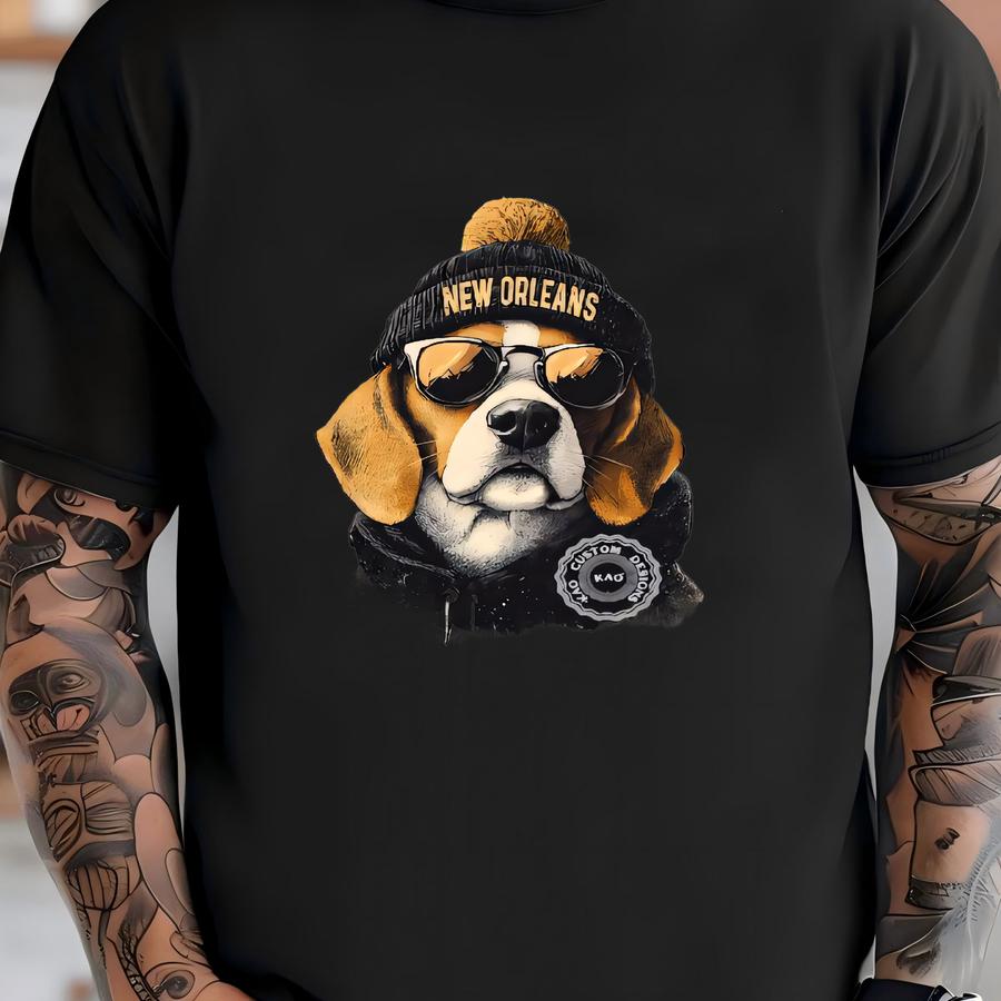 New Orleans Football Sweatshirt: Animal Mascot Football Spirit, Saint Sports Gear, Gildan 18000 T-shirt