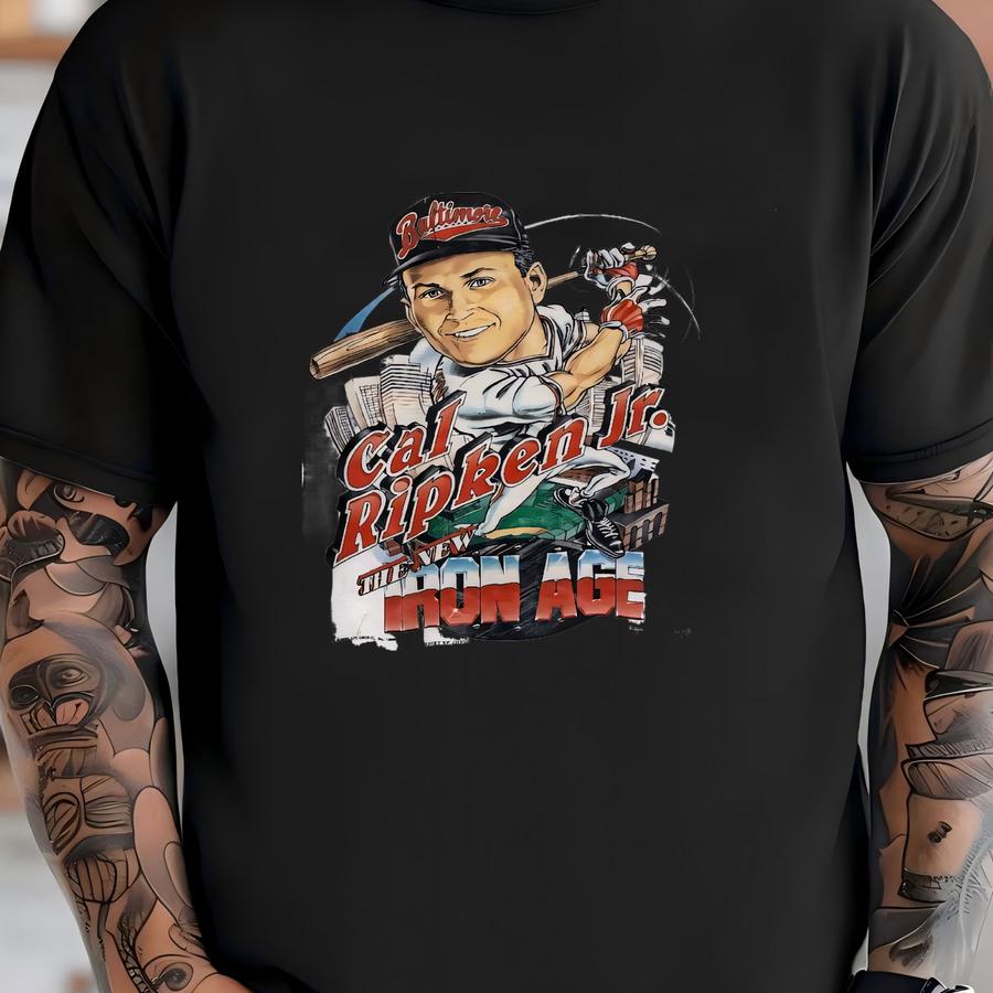 Cal Ripken Jr 90s Caricature Xplosion Tshirt Men’s Medium T-shirt