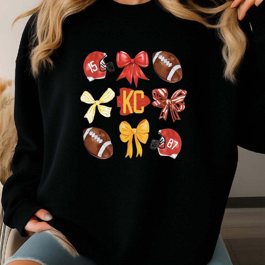 Kansas City Football Shirt, Womens Kc Football Tshirt, Kansas City Sweatshirt, Kansas City Gift, Kc Football Graphic Tee, Kansas City Pride Sweatshirt