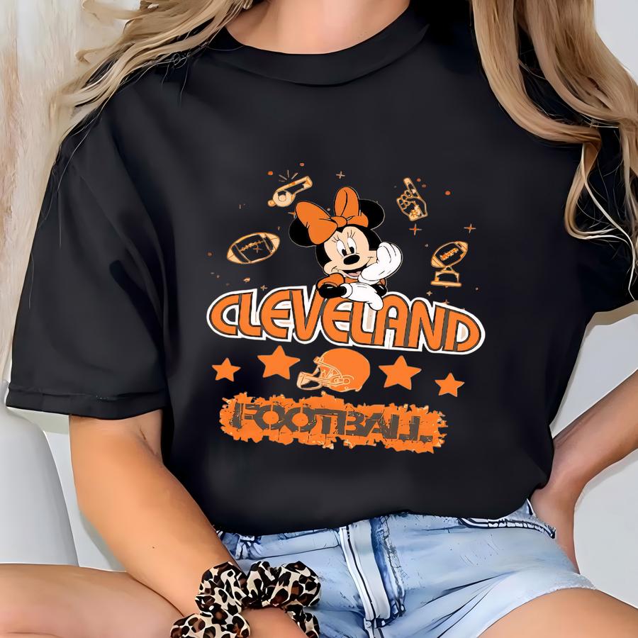 Cleveland Kids Hoodie And Sweatshirt, Cleveland Game Day Toddler Tee, Cute Football Shirt For Girls T-shirt