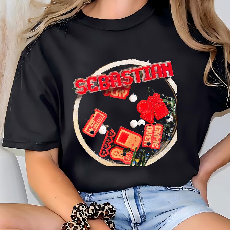 Personalized Gamer Christmas Ornament: 4d Shaker Ornament T-shirt