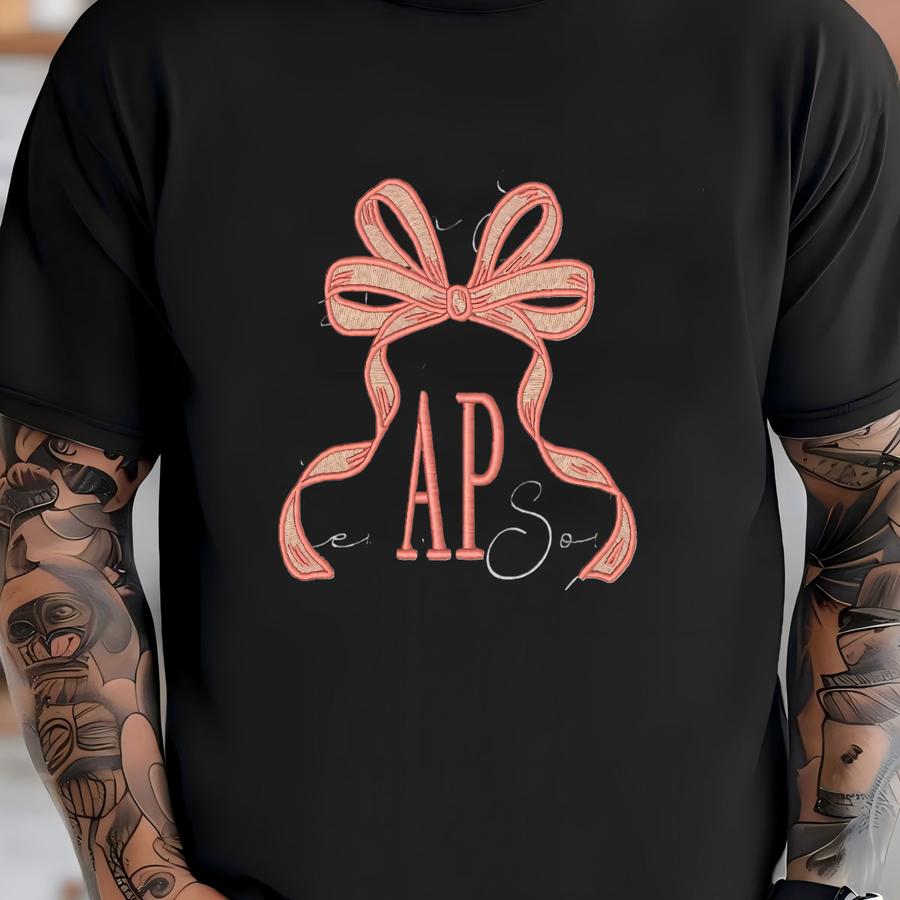 Fancy Bow Monogram Frame (bow Only) Y Download T-shirt