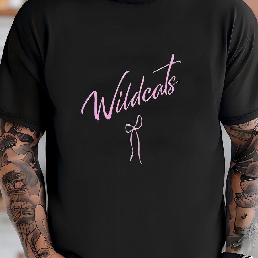 Wildcats Shirt, Wildcats Mascot Tee, ® Custom Team Shirt, School Spirit Shirt, College Game Day Wildcats Shirt T-shirt