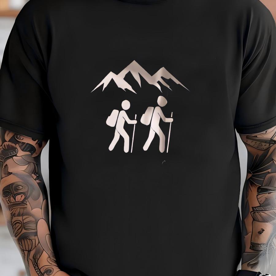 Work Remote Hiking Tank Top: Funny Adventure, , Hiking-lover Gift T-shirt