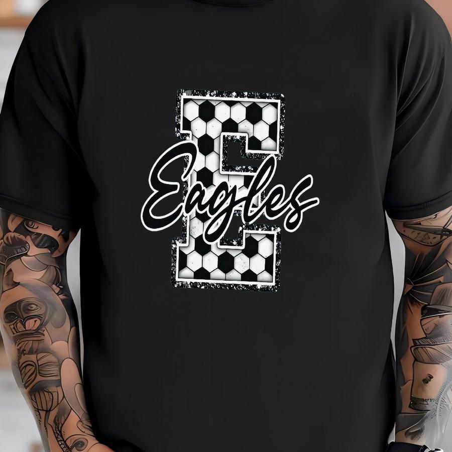 ® Soccer Team Shirt, Long Sve Personalized Soccer Hoodie, Custom Soccer Tee, Soccer Game Day Warm Up, Gift For Soccer Mom T-shirt