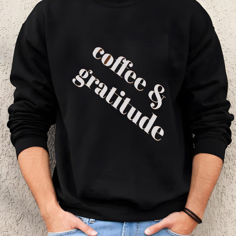 Personalized Brown Hardcover Gratitude Journal: Daily Mindfulness Sweatshirt