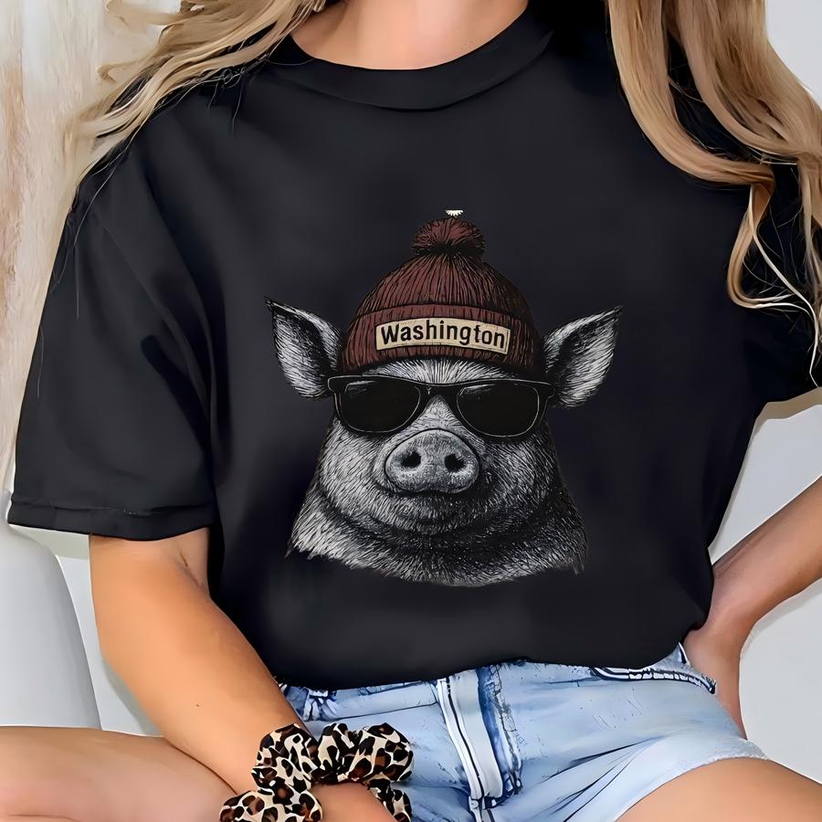 Washington Football Vintage Style Hoodie Washington Crewneck Commander Sweater Washington Fan Gift Washington Football Shirt T-shirt
