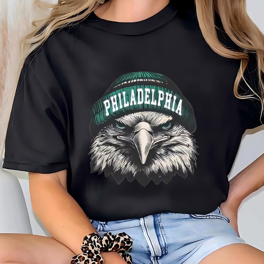 Philadelphia Vintage Green Sweatshirt - Unisex Crewneck Pullover, Philly Fan Apparel, Retro Shirt, Gift For Her Or Him, Pa Crewneck T-shirt