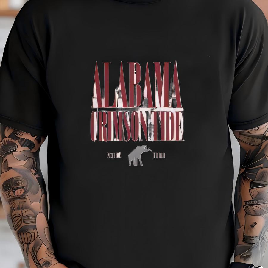 Crimson  Unisex Sweatshirt | Gildan Crewneck Perfect For Bama Game Day! T-shirt