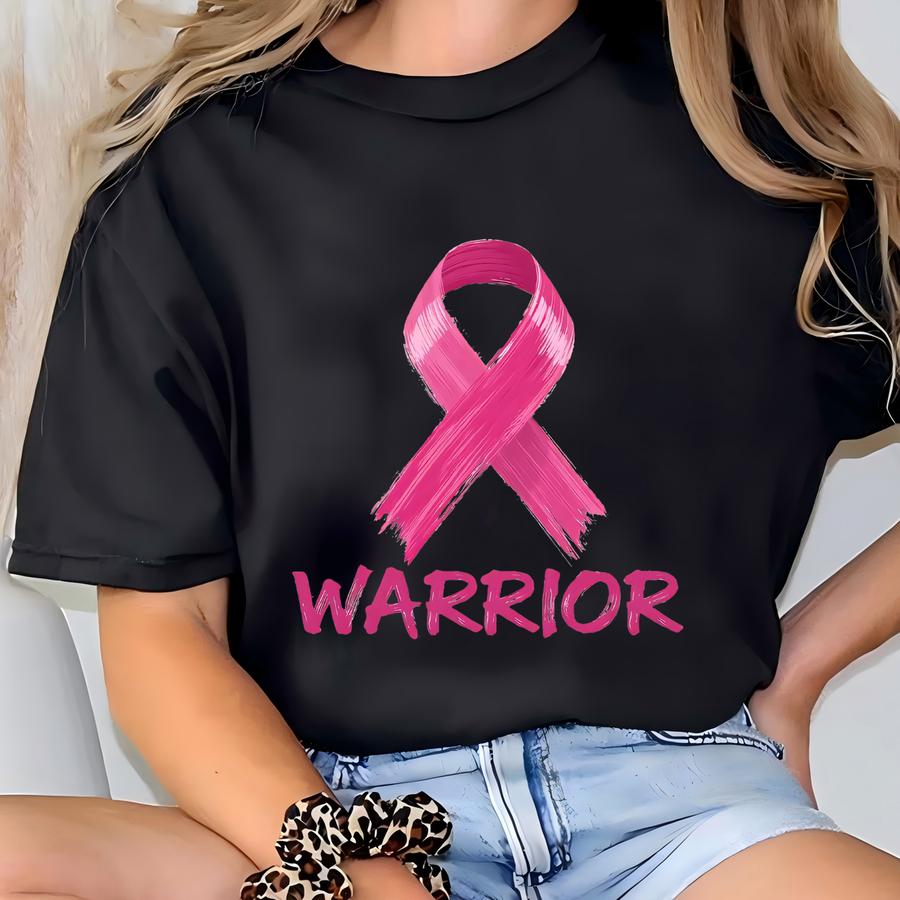 Shirt, Warrior Shirt, Breast Cancer Shirt, Cancer Awareness Tee, Cancer Warrior Shirt, Team Breast Cancer, Support Cancer T-shirt