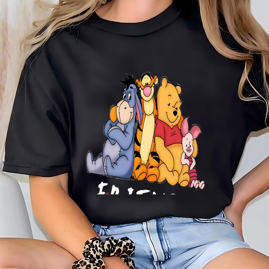 Retro Shirt, Pooh And Friends Tshirt, Pooh Shirt, Pooh Hoodie, Pooh Bear And Co Tee,  T-shirt