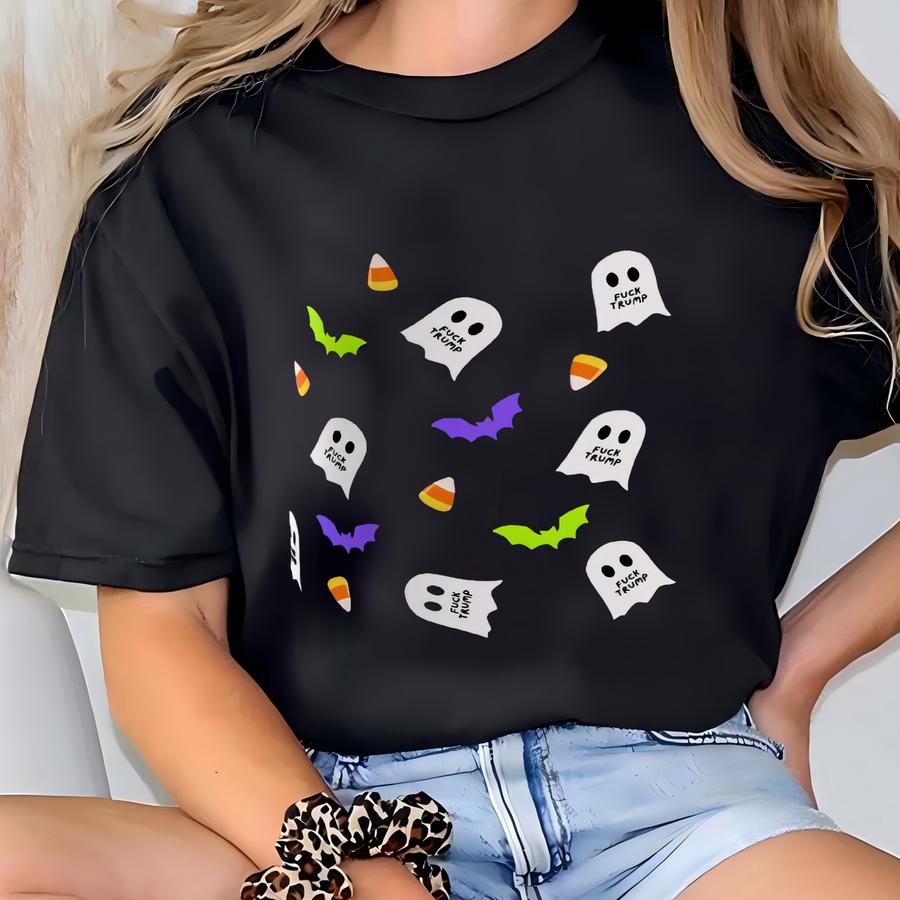 Subtle F*ck Halloween Ghost Mug, Fdt Black Coffee Cup, Funny Autumn Decor, Cute Seasonal Gift, Liberal Tea Mug, Spooky Kitchenware T-shirt