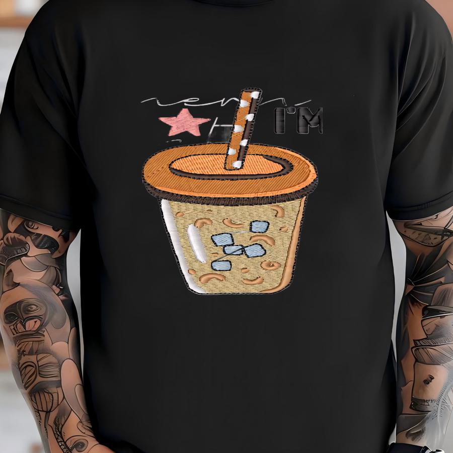 I'm Nicer When I Have Iced Coffee Y Download (5x6) T-shirt