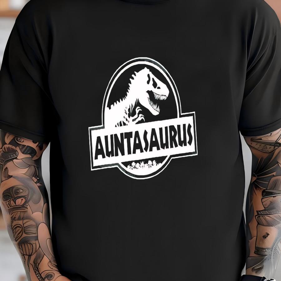 Auntasaurus Sweatshirt, Aunt Dinosaur Sweatshirt, Funny Aunt Sweatshirt, Cool Aunt Birthday Gift, Aunt Xmas Gift, Fun Family Gift For Aunt T-shirt