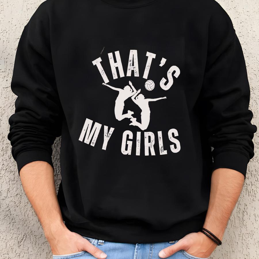 Volleyball Senior Volleyball Mom Shirt For Two Players Volleyball Dad Volleyball Gift Volleyball Shirt Black Girl Volleyball Figure Game Day Sweatshirt