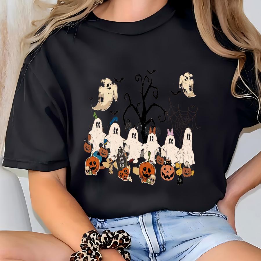 Friends Halloween Shirt, And Friends Ghost Shirt, Retro Spooky Sweatshirt, Halloween Tees T-shirt