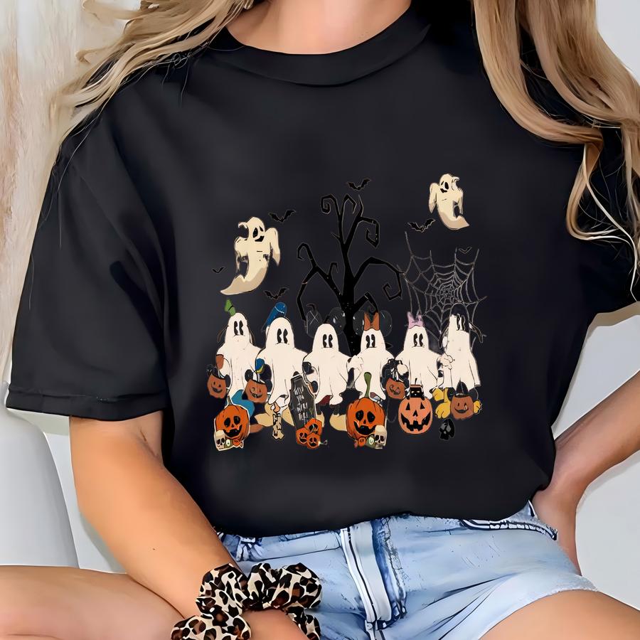 Friends Halloween Sweatshirt, And Friends Ghost Sweatshirt, Retro Spooky Sweatshirt, Halloween Hoodie T-shirt
