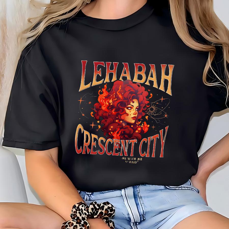 Lehabah Crescent City Shirt, My Friends Are With Me Lehabah Shirts, Bookish Gift, Sjm Merch T-shirt