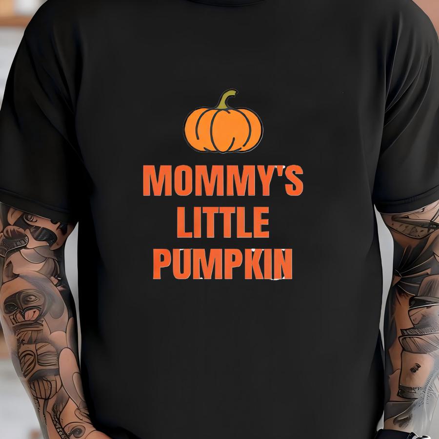 Cute Pumpkin Infant Tee, Mommy's Little Pumpkin Shirt For Fall, Baby Halloween Outfit, Toddler Pumpkin Top, Autumn Baby Gift T-shirt