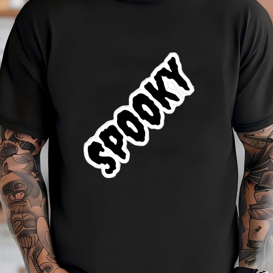 Spooky Kiss-cut Stickers | Halloween Decor Party Favor Decals T-shirt